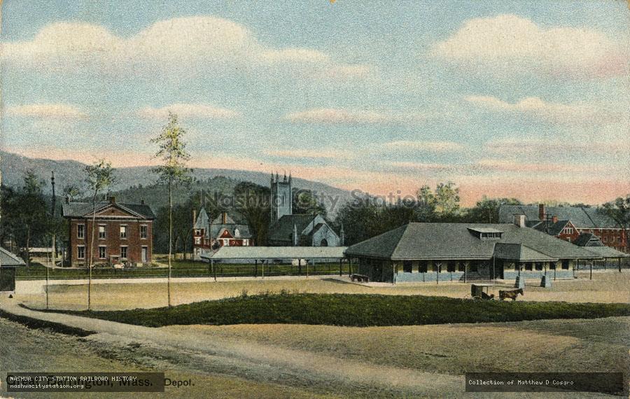 Postcard: Great Barrington, Massachusetts Depot